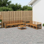 Set di divani da esterno 9 pcs Naturale