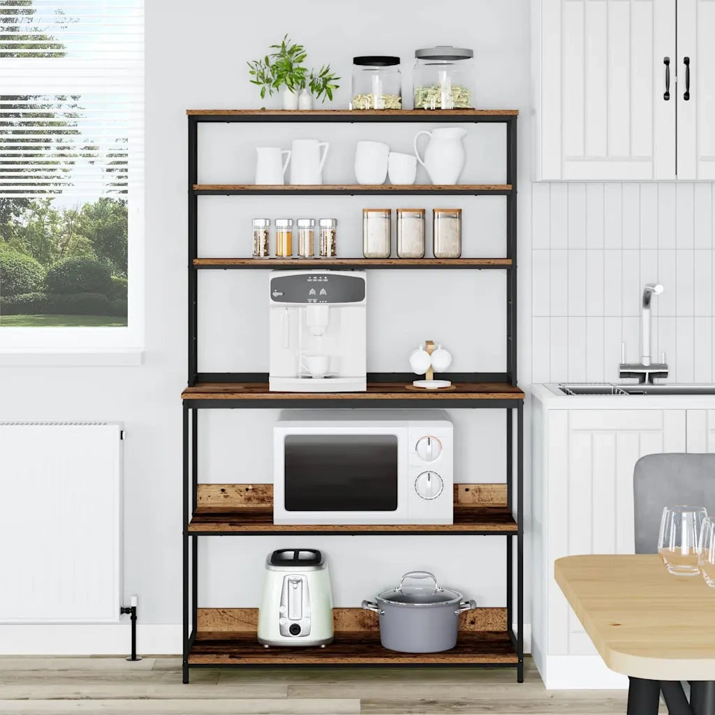 Mensola da cucina Legno vecchio 100 x 40 x 168 cm 883896