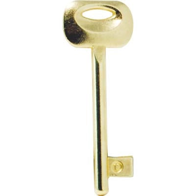 CHIAVE PATENT OTTONATA BONAITI - ZAMA n°  7- 10 pezzi