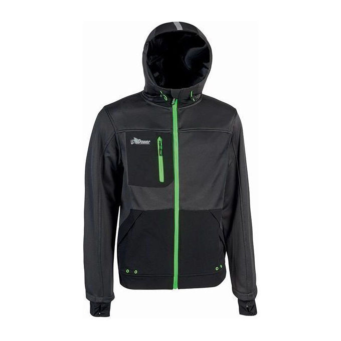 Upower Felpa Asphalt Grey Green Taglia M Galaxy