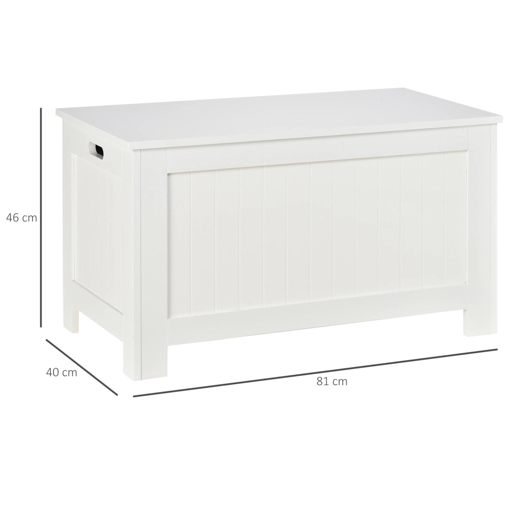 Baule per Soggiorno e Ingresso ¨C zephmum ¨C 81x40x46 cm Bianco