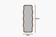 Specchio in legno "Aror" - 50 x 160 cm - Marrone