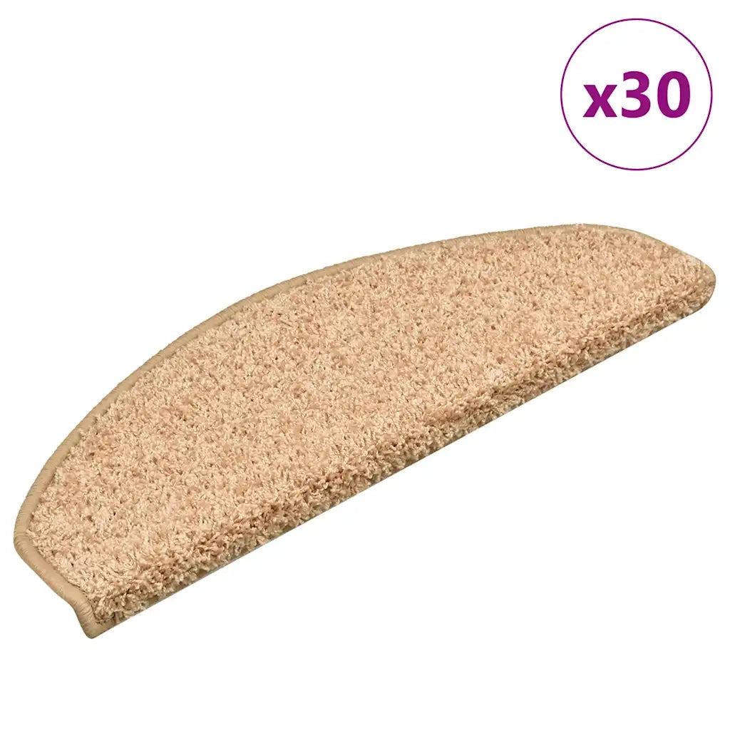 Tappetini per scale 30 pz 65x21x4 cm Oro Semicircolari Grandi 3365821