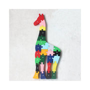 Trade Shop - 3d Puzzle Legno Forma Di Giraffa Educativo Lettere Numeri Bambini Imparare -