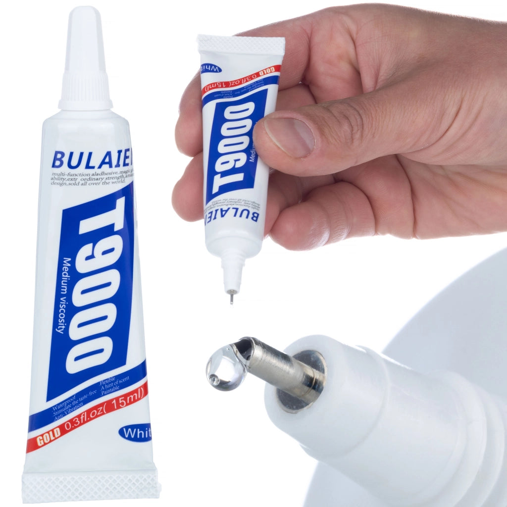Colla T-9000 15 ml – Adesivo Universale Trasparente | Bassa Emissione Odore, Anti-Corrosione