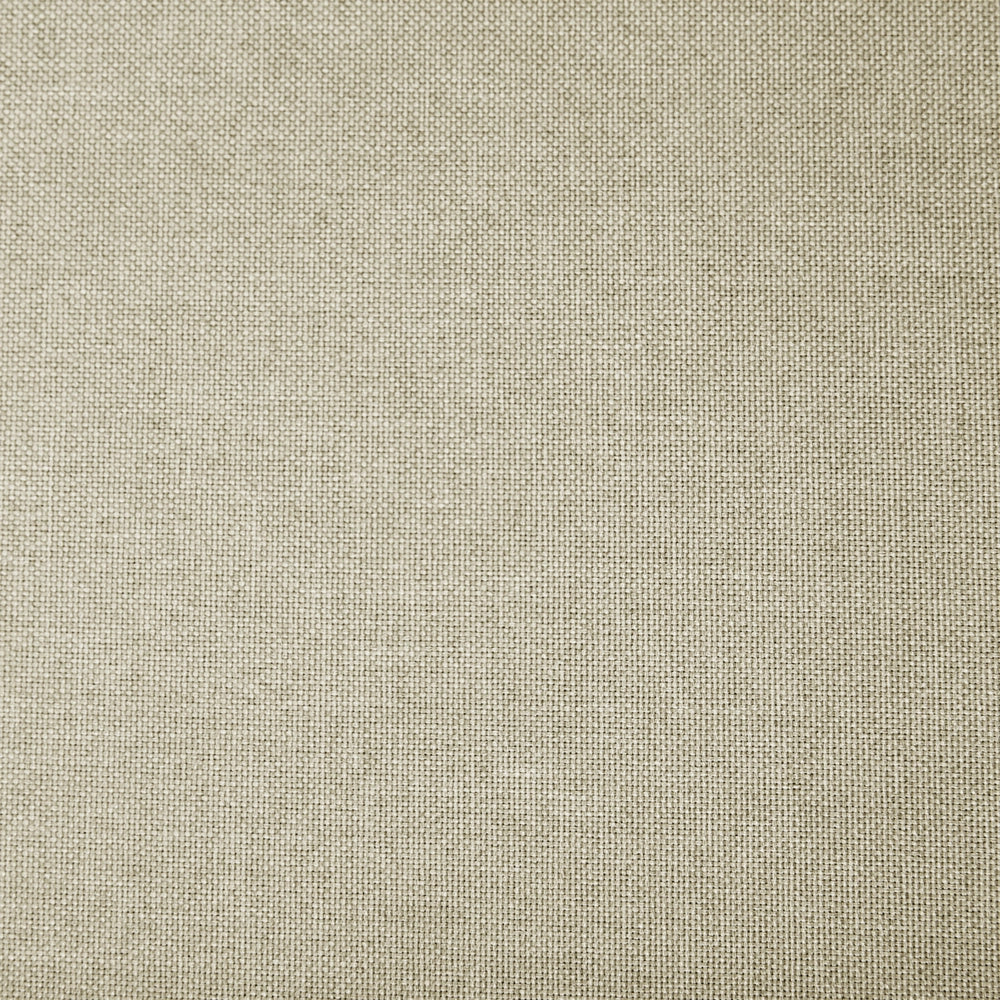 Pouf Poggiapiedi Tessuto Beige Imbottito Quadrato Minimalista Moderno