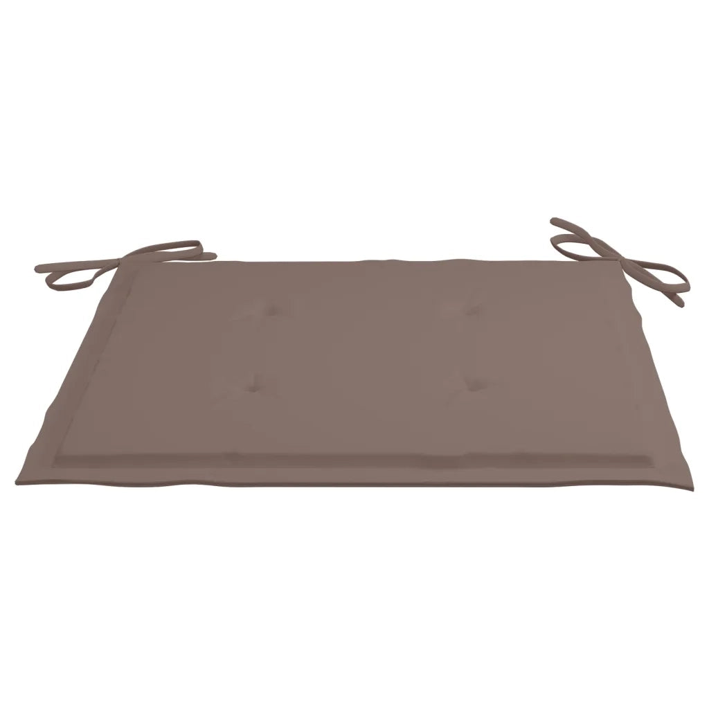 Sedie da Giardino con Cuscini 6 pz in Legno Massello di Teak 3078589