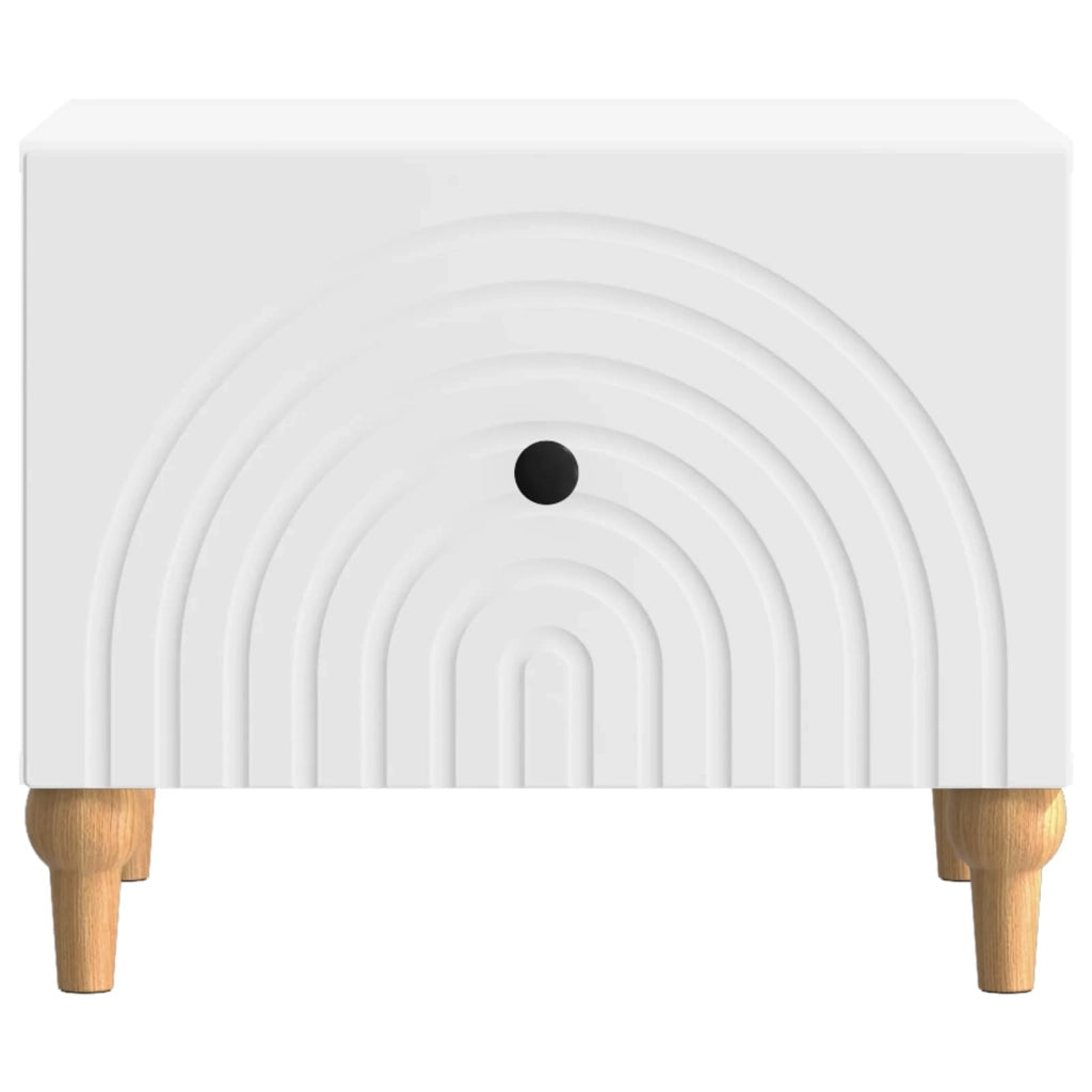 Tavolino da salotto Bianco 49 x 50 x 40 cm Legno ingegnerizzato 894275