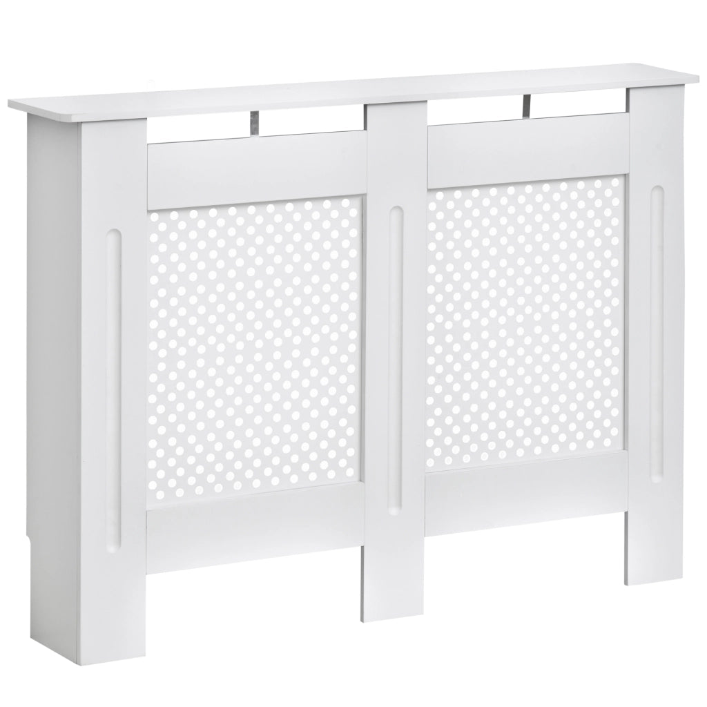 Copritermosifone Griglia Moderno ¨C zephmum ¨C MDF Bianco 111.5x82x19