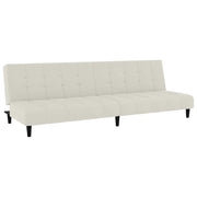 Divano letto | Sof¨¤ letto | Letto singolo a 2 Posti Crema in Velluto
