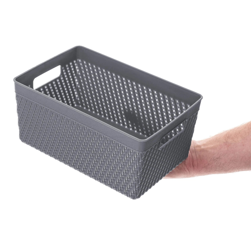 Cestino organizer KADAX, contenitore universale per riporre oggetti, 16,5x25 cm