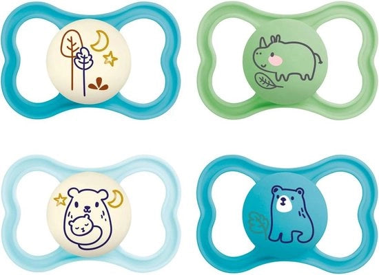Set di spazzola per denti in silicone per bambini di 4-16 mesi - adatto per bambini - design della capsula leggero e aereato