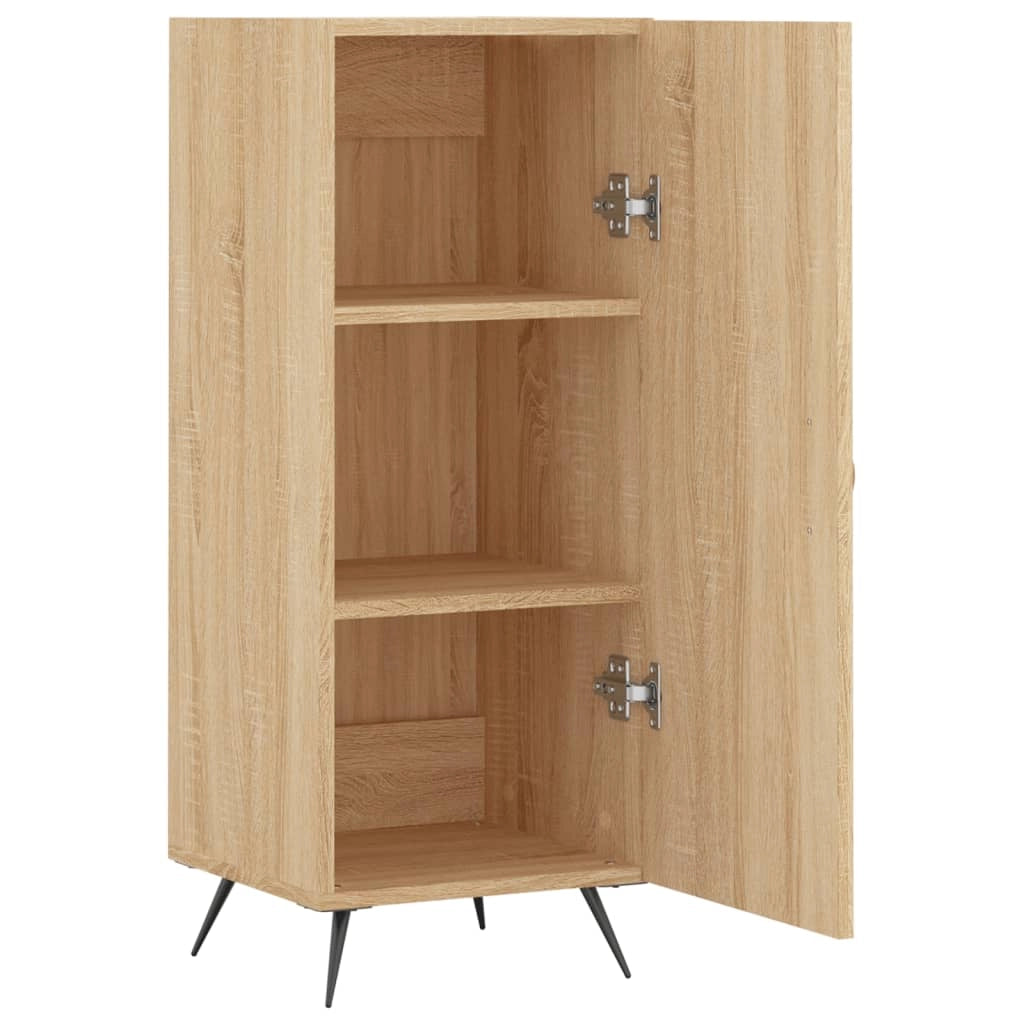 Buffet credenza cassettiera armadio mobile contenitore organizer cucina soggiorno rovere Sonoma 34,5 x 34 x 90 cm legno ingegnerizzato marrone 02_0031536