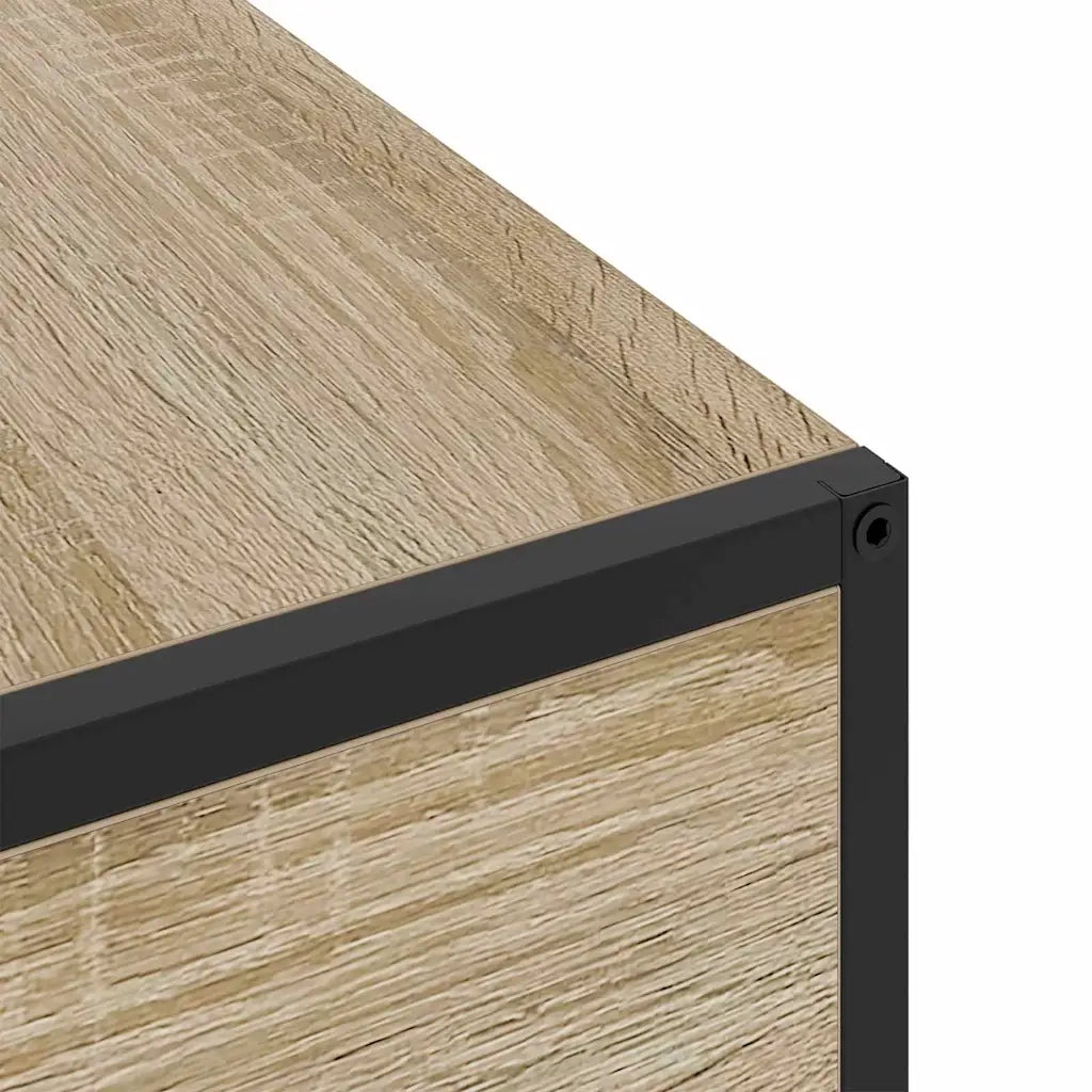 vidaXL Armadio da Notte con cassetto rovere sonoma 40 x 27 x 76 cm