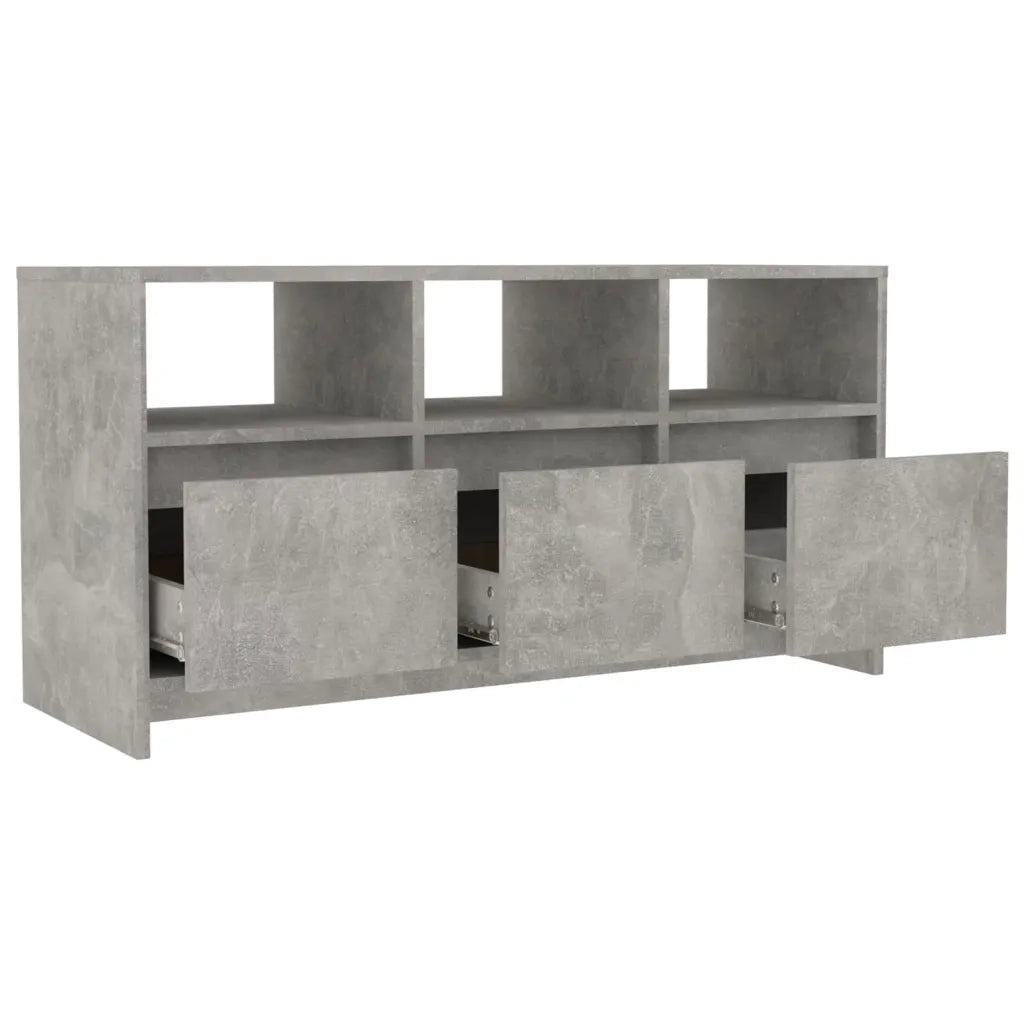 Mobile Porta TV Grigio Cemento 102x37,5x52,5 cm in Truciolato cod mxl 18710