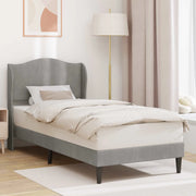 Struttura del letto Grigio Chiaro 100 x 200 cm Velluto 42027899