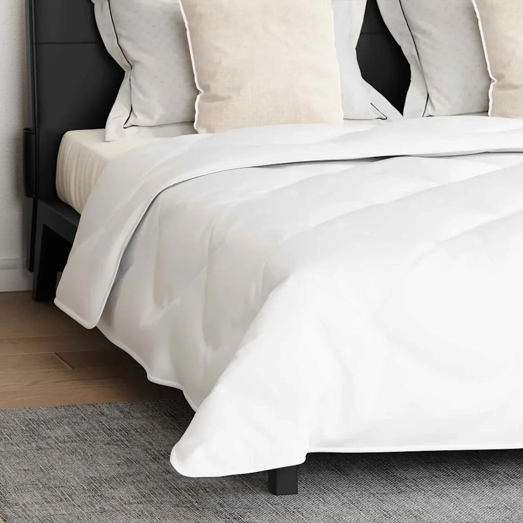 vidaXL Set di piumini con cuscino 3 pcs Bianco 200 x 220 cm Microfibra