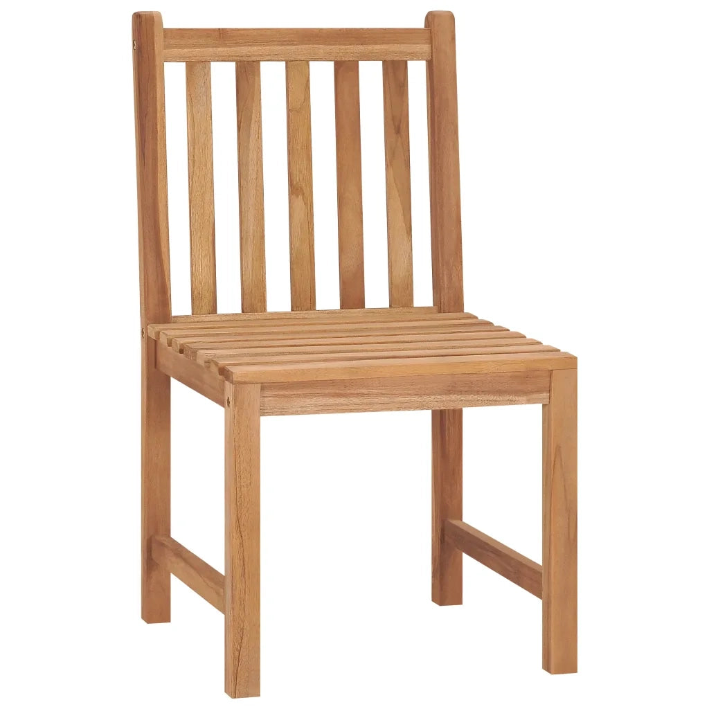 Set da Pranzo per Giardino 4 pz in Legno Massello di Teak 3157154