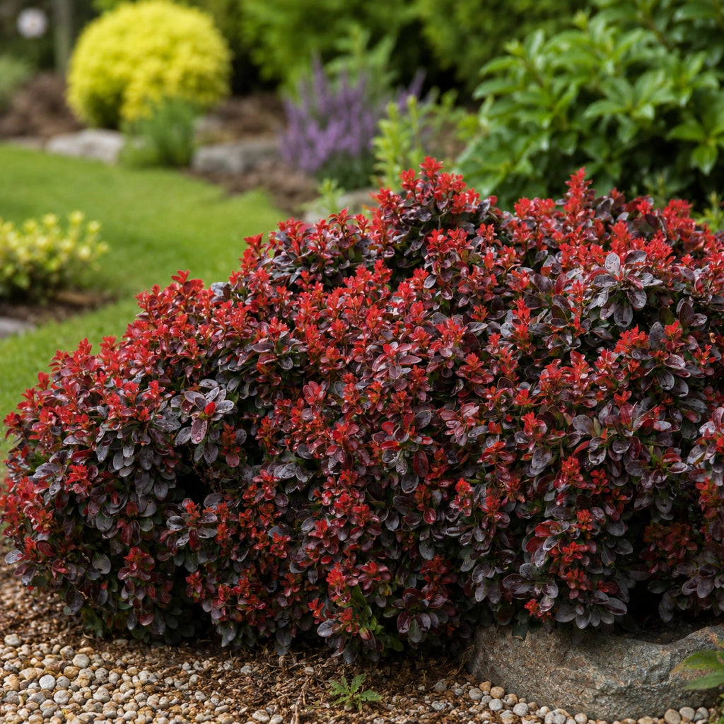 Gardenaria Berberis thunbergii 'Bagatelle' - Arbusto ornamentale da giardino Altezza: 30/35 cm (vaso19)