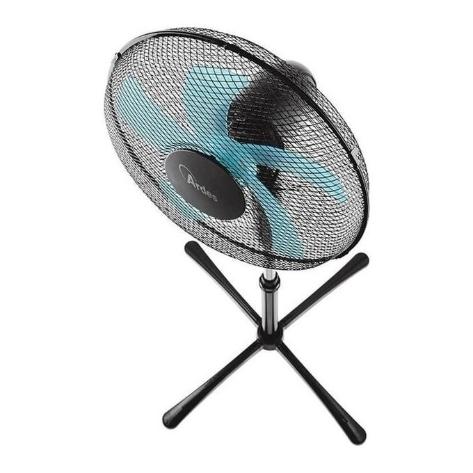 Ardes Ventilatore a Piantana con Telecomando STEELO 40PNR Oscillante e Inclinazione Regolabile Base di 40 cm