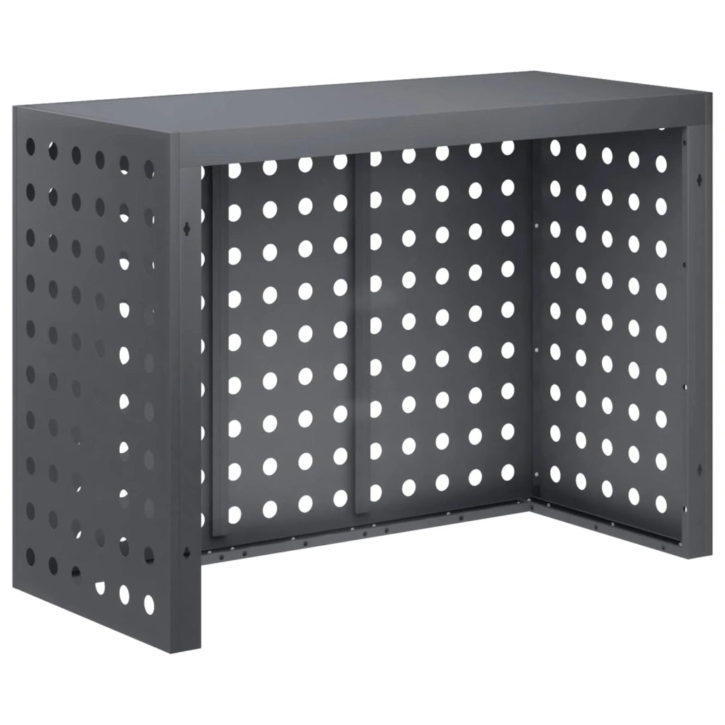 Copertura per condizionatore d'aria Antracite 110 x 50 x 80 cm 8014138