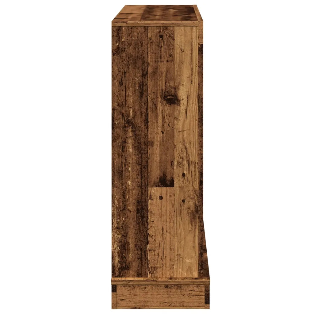 vidaXL Cornice per Camino Legno Antico 100x30x87,5 cm in Truciolato