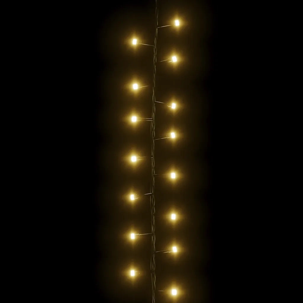 Stringa LED Compatta con 1000 Luci LED Bianco Caldo 25 m PVC CFW7954187
