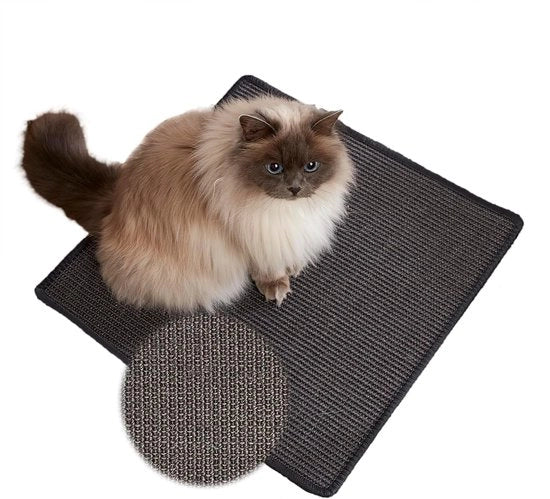 Mat per gatti - 100% sisal - 50x50 cm - antracite