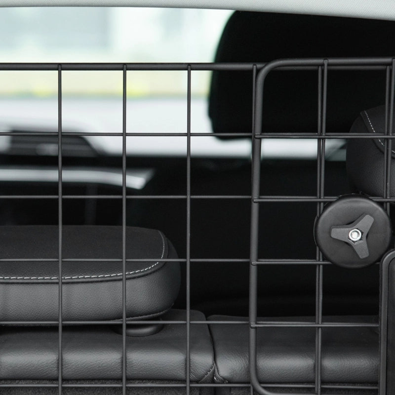 Rete divisoria universale per cani da auto, protezione per bagagliaio, regolabile da 90 a 120 cm, in metallo