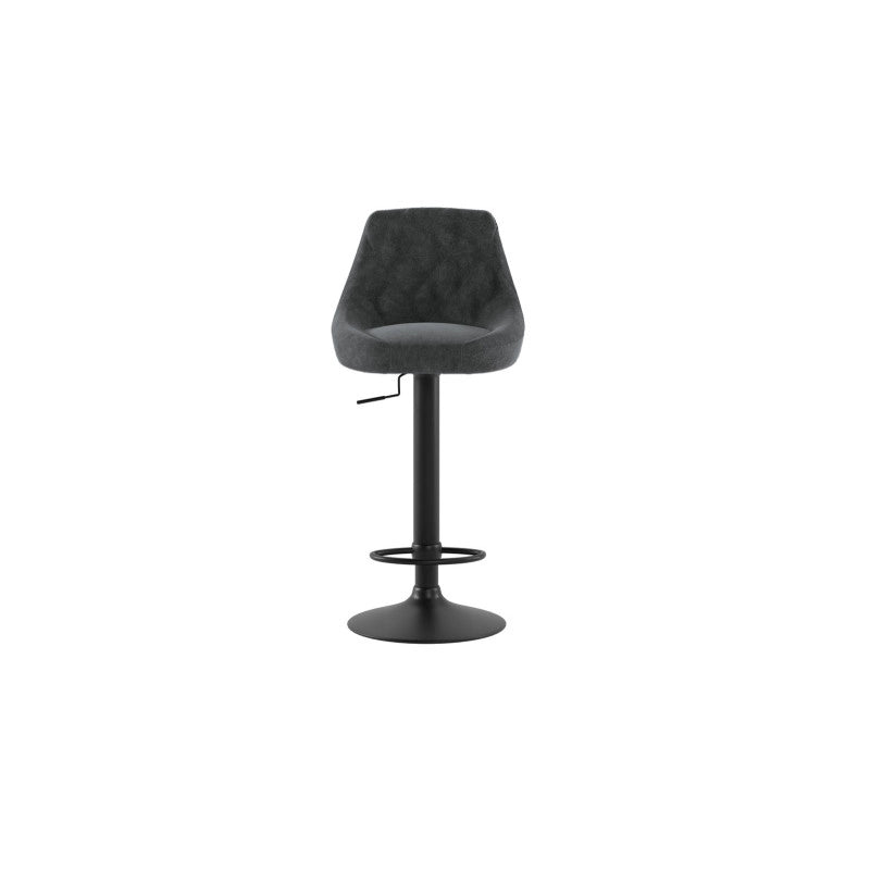 Set di 2 Sgabelli in microfibra Max 45cm X 50cm H 84/100cm Stones