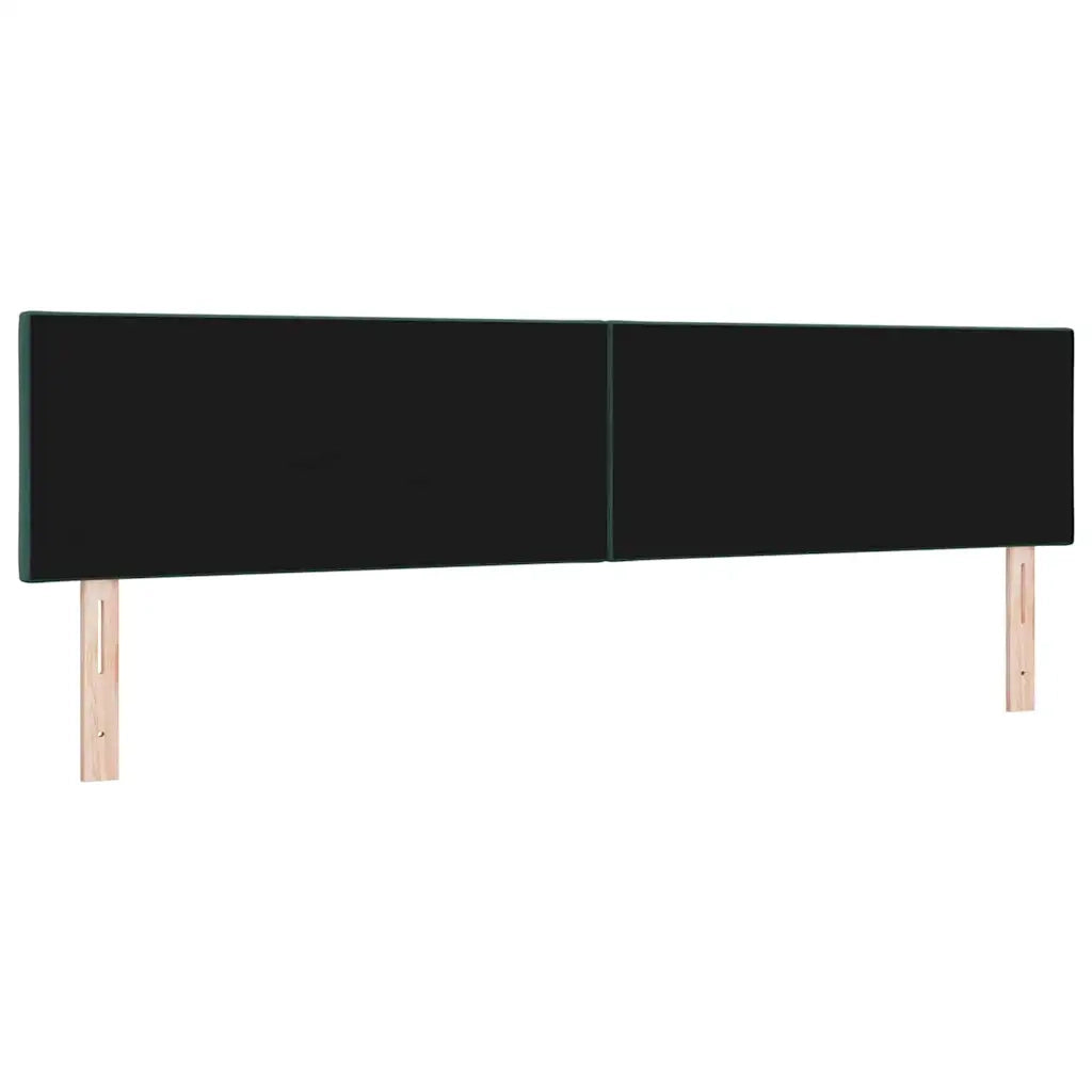 Testiera LED Verde Scuro 200 cm Velluto 3338262