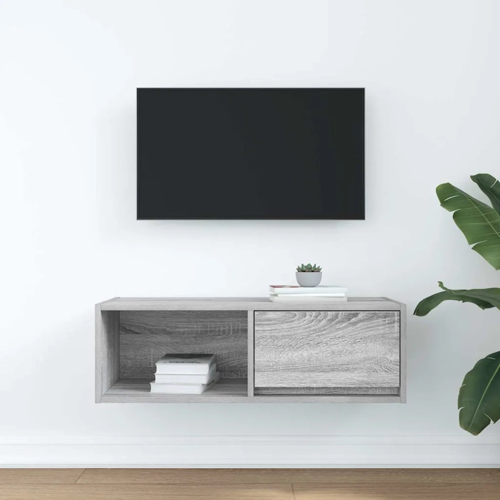 Mobile TV | Armadietto TV | Mobile Porta TV Grigio Sonoma 80x31x25,5 cm Legno Multistrato