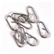 Oval split ring anelli ovali inox spaccati mm 21 pz 10