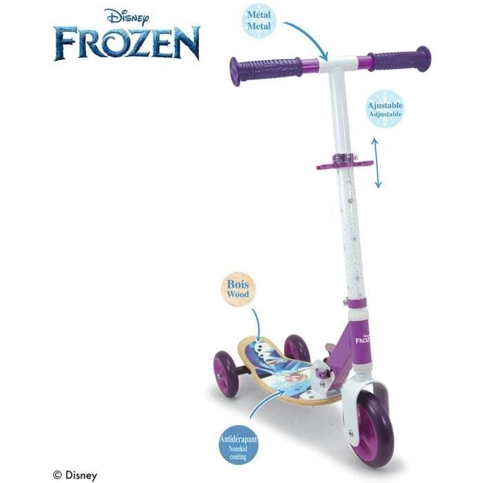 Monopattino pieghevole in legno Frozen 3r