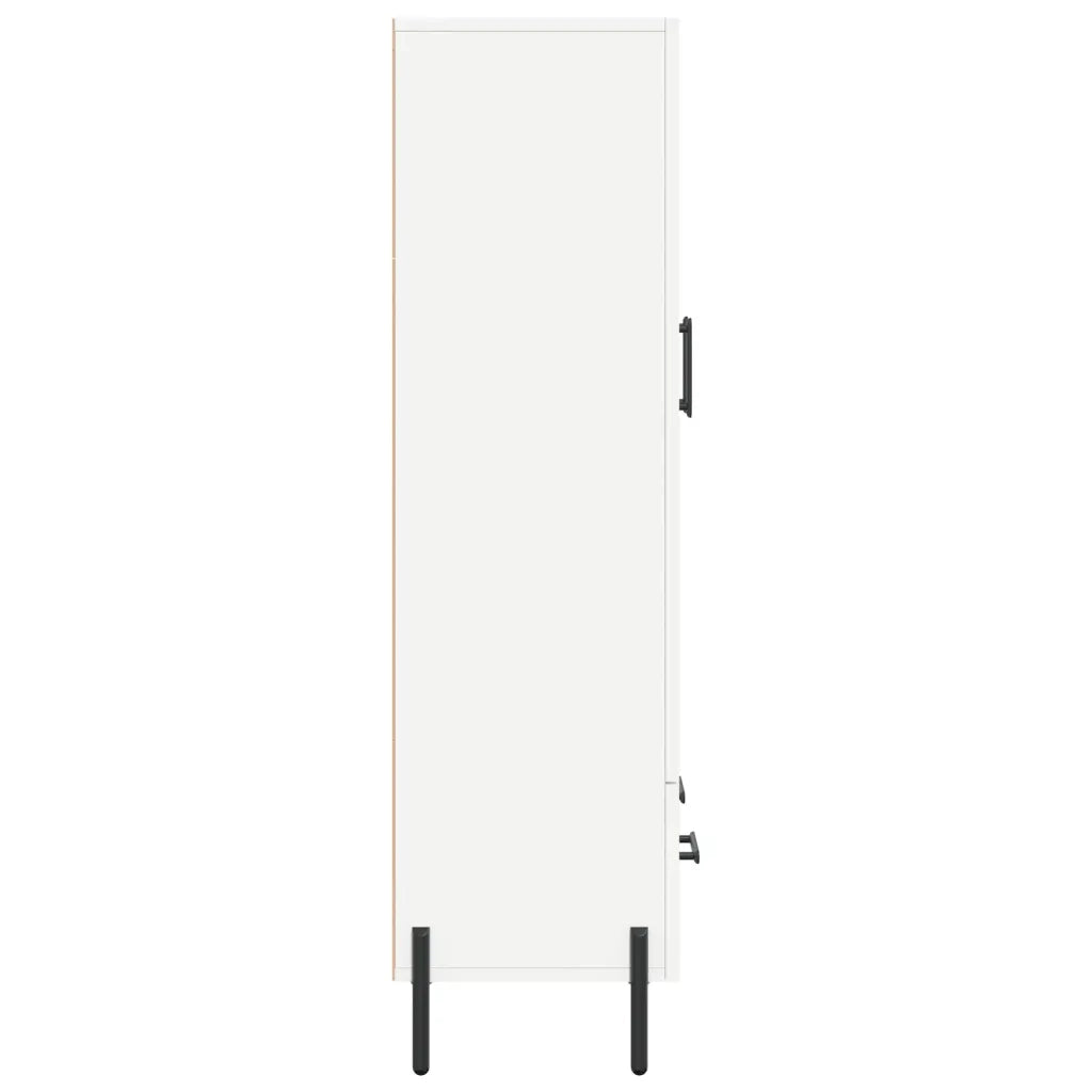 Credenza Bianca 69,5x31x115 cm in Legno Multistrato 828244