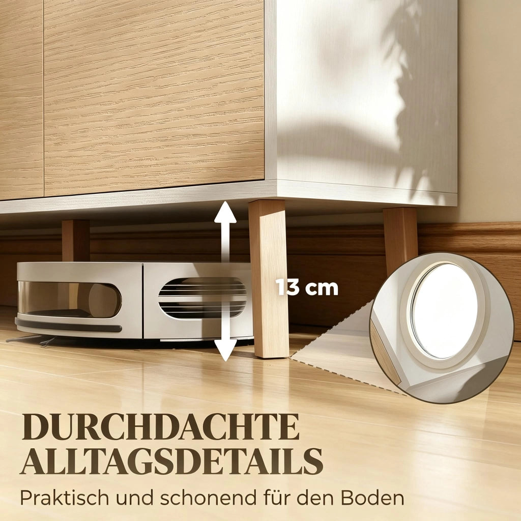 MADIA Nordica 120 cm Naturale/Bianco in MDF