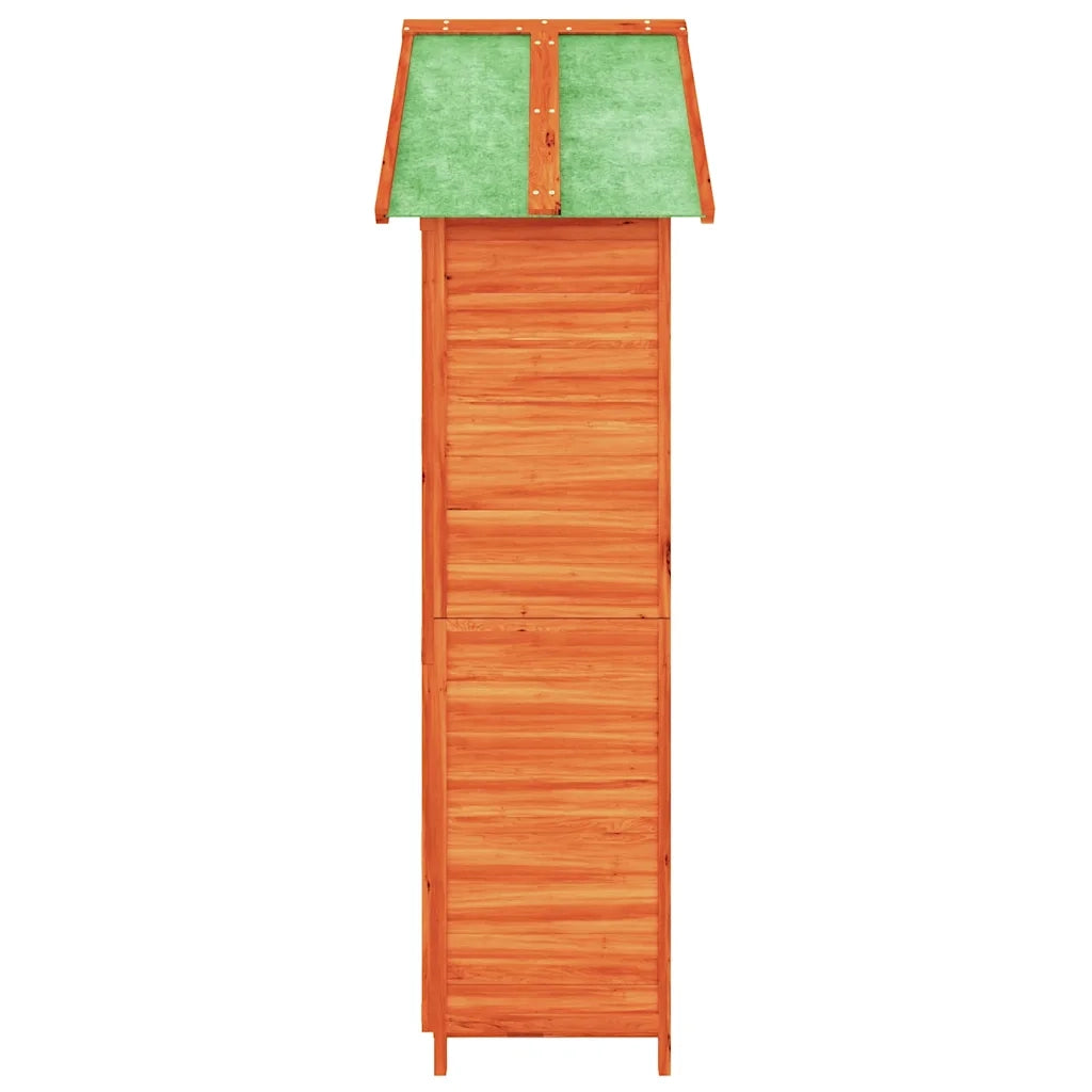 Rimessa da Giardino Marrone 89x52,5x175 cm Legno Massello Pino 172243