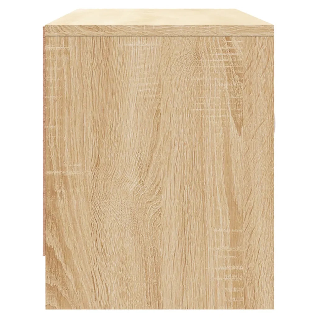 Mobile per TV Rovere Sonoma 102x30x37,5 cm Legno Multistrato 823256