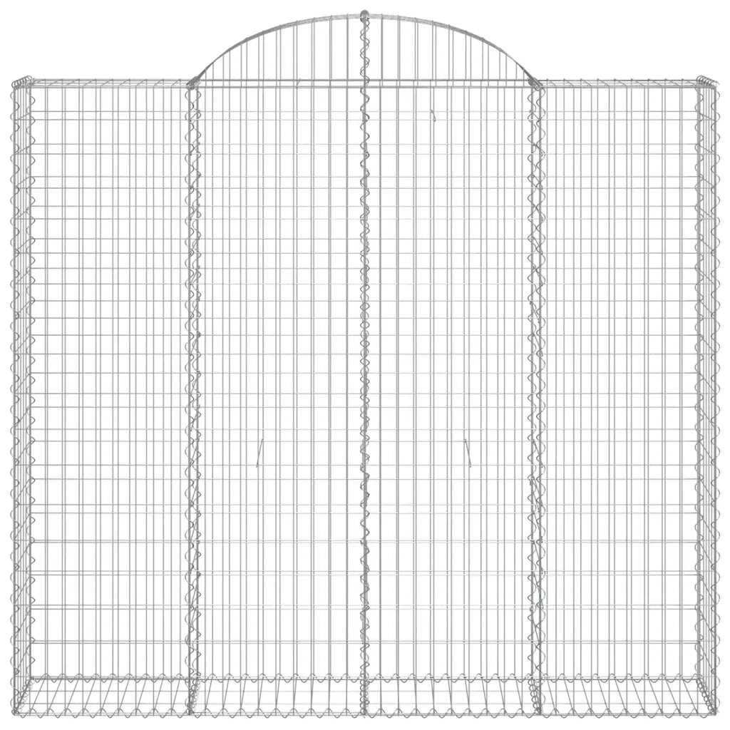Cesti Gabbioni ad Arco 7 pz 200x50x180/200 cm Ferro Zincato 3146409