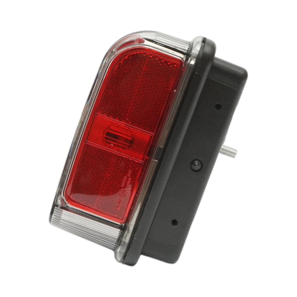 Luce freno posteriore destra LED camion 24V, 7 pin ASS2.1 con illuminazione targa, allarme retromarcia 400x153x88mm