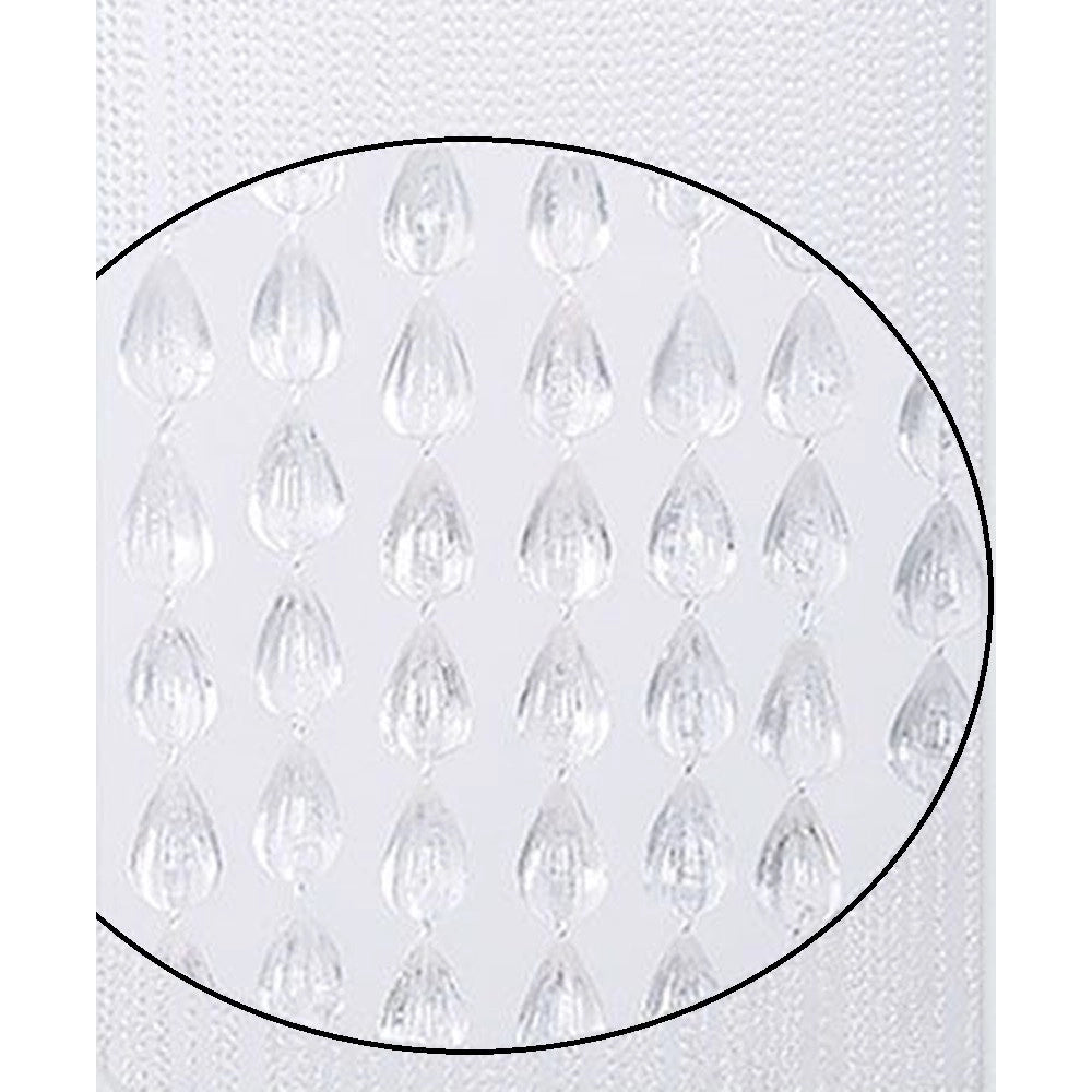Trade Shop - Tenda Moschiera Antimosche Con Perline Grandi Trasparente In Pvc 120x230cm Tpl73 017399 -