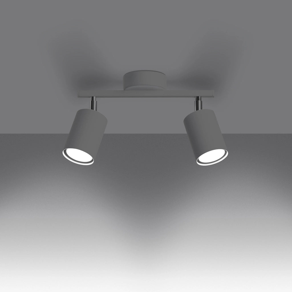 Pure Lume FJELLO applique/plafoniera orientabile 2xGU10 bianca