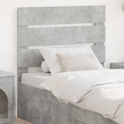 Testiera-Testata-Testiera Decorativa Grigio cemento 80 cm Legno multistrato 927055