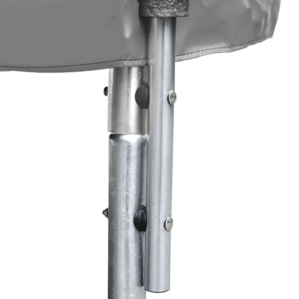 Premium Pack Trampolino 305cm reversibile grigio/rosa ADELAÏDE + rete, scala, copertura e kit di ancoraggio