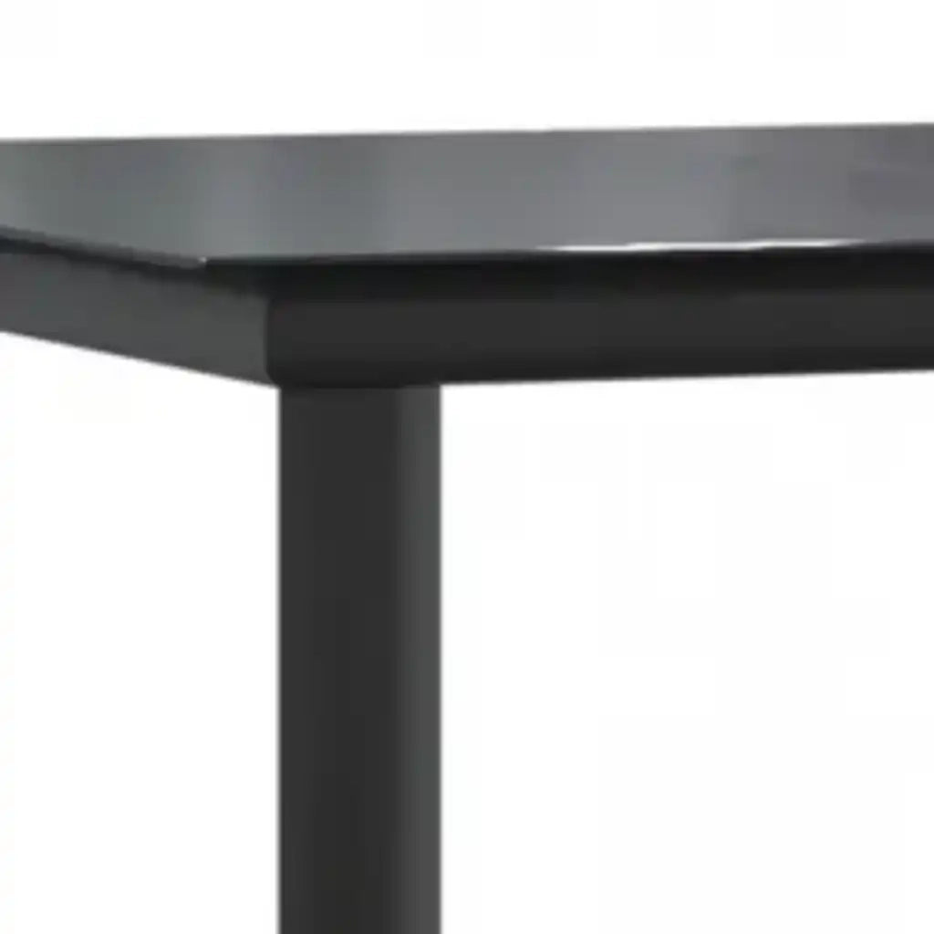 Set da Pranzo da Giardino 5pz con Cuscini Polyrattan Vetro 3334621