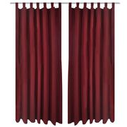 Tende in Micro-Raso BordÃ² 2 pz con Occhielli 140 x 175 cm cod mxl 76710