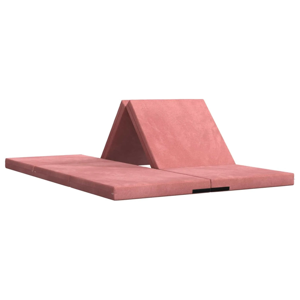 Divano Letto Pieghevole 140 x 67 x 45 cm Rosa