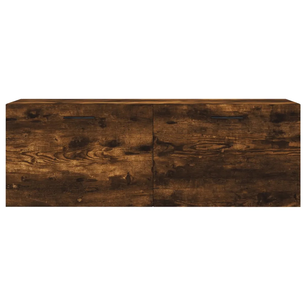 vidaXL Mobile a Parete Rovere Fumo 100x36,5x35 cm in Legno Multistrato