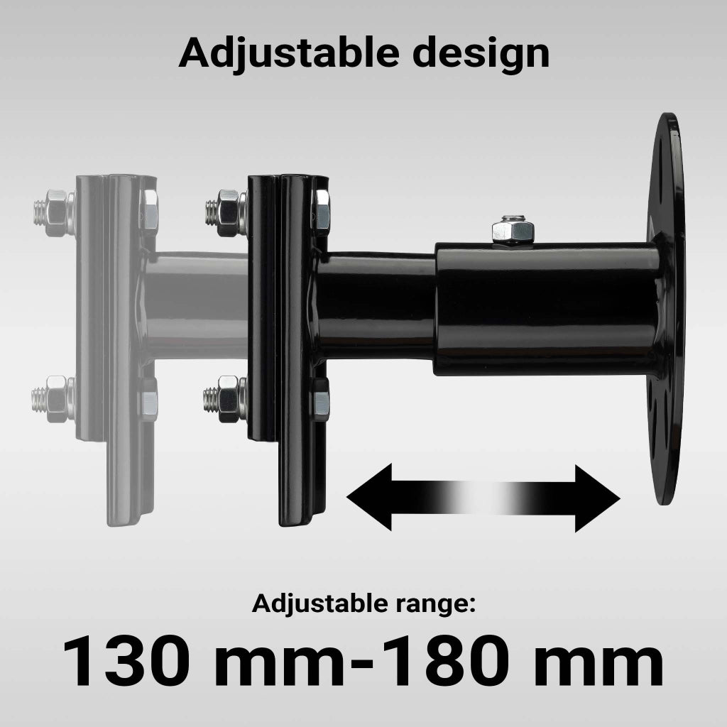 Binda manuale – Set universale con cric fino a 3000 kg e altezza di sollevamento max. 105 cm Fissaggio alla ruota di scorta