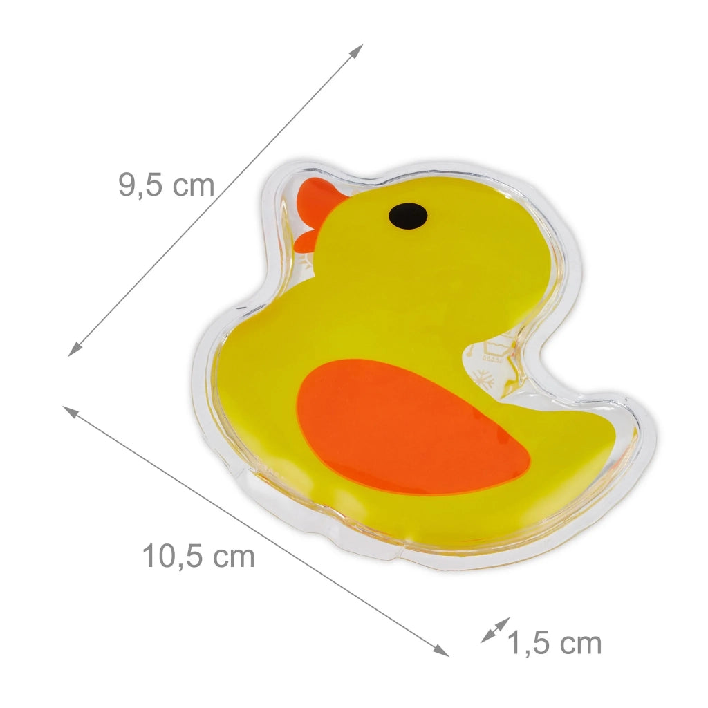 Set di 4 borse di gel per bambini con motivo animali sollievo dal dolore 11 x 10,5 x 1,5 cm in PVC blu 13_0013587